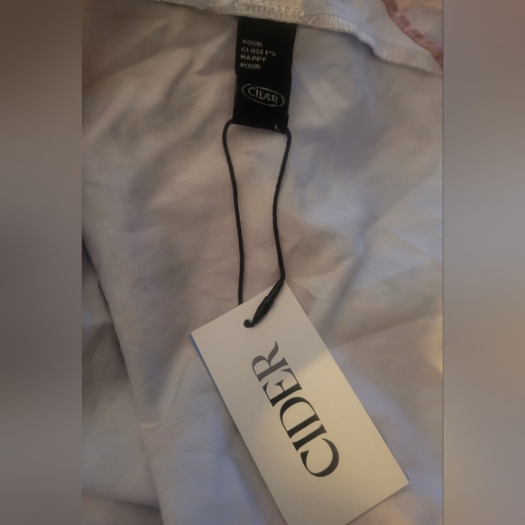 CIDER Illusion Ruched Floral Midi Dress. Size L. NWT - Picture 10 of 10